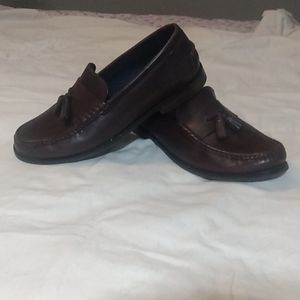 Cole haan size 10 and 1/2 men's loafers brown leather